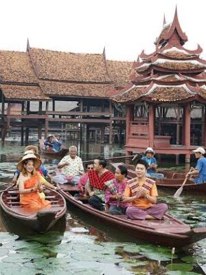 ทัวร์ ตลาดน้ำ  เมืองโบราณ  สมุทรปราการ