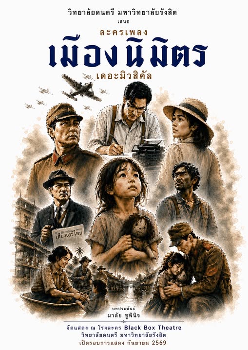 เมืองนิมิตร เดอะมิวสิคัล | ละครเพลงโดยวิทยาลัยดนตรี มหาวิทยาลัยรังสิต