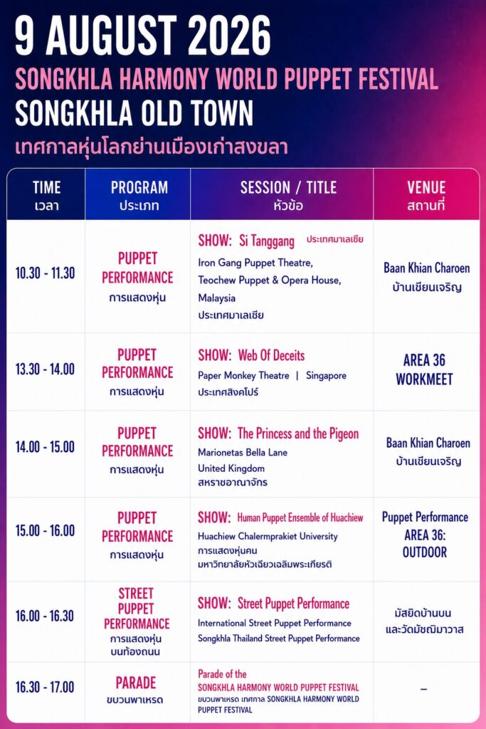 PROGRAM | 9 August 2026